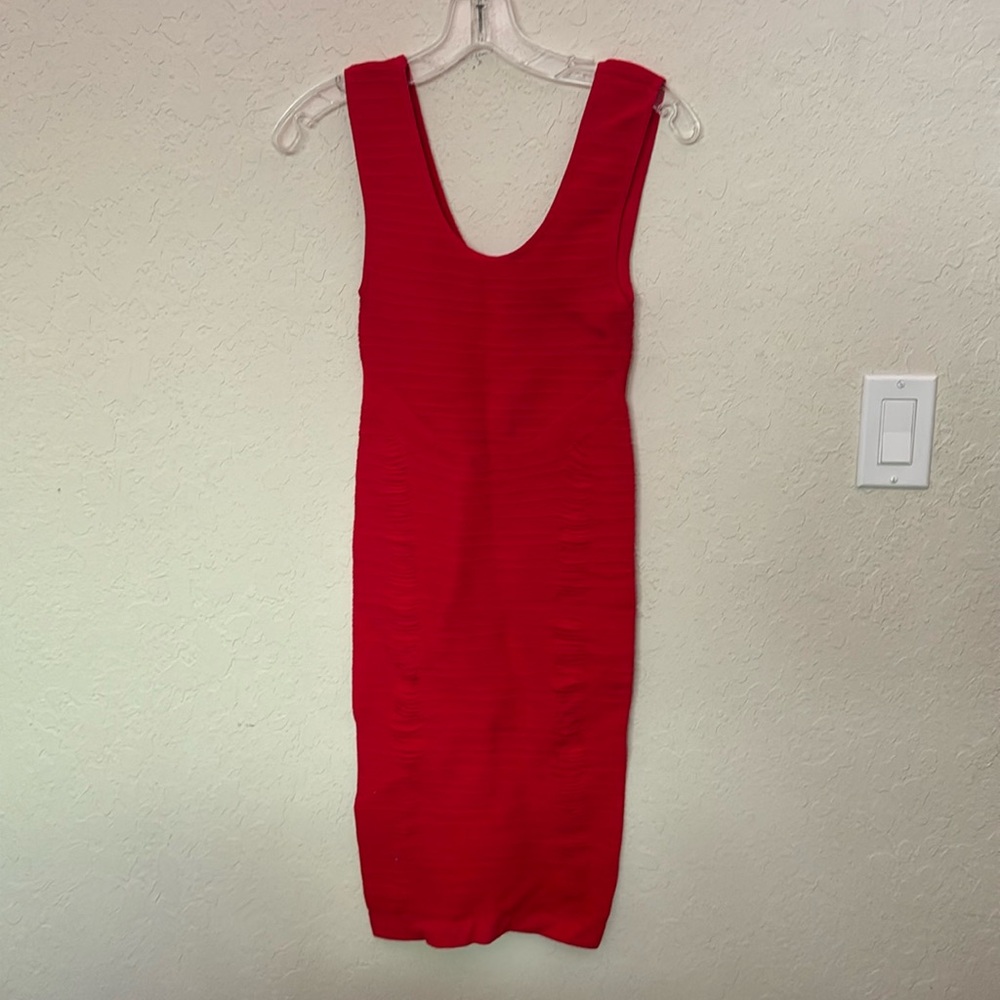 Red small Medium red bodycon dress by Aura
